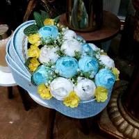 باکس گل مصنوعی گهواره ای نوزاد|گل مصنوعی|قم, باجک یک|دیوار