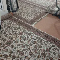 چهارتا فرش کرم 700شانه تمام نخ دونه ای 7|فرش|نورآباد, |دیوار