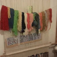 قالی با دار|فرش|بروجرد, |دیوار