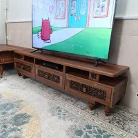 میز تلویزیون تمام چوب