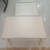 ۳عددمیزعسلی چوبی