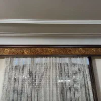 فروش ۲ عدد کتیبه و ۲ عدد پرده دانتل|پرده، رانر، رومیزی|املش, |دیوار