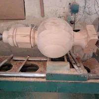 خراطی چوب انواع پایه چوبی ،نرده،ستون