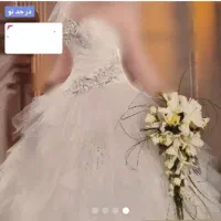 فروش‌فوری لباس عروس نباتی تاپ دامن جدا ۳۸ تا۴۲ و۴۴|لباس|شیراز, شهرک آرین|دیوار