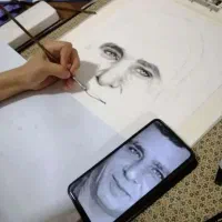 سیاه قلم/نقاشی/مداد هایپر|تابلو، نقاشی، عکس|اهواز, پردیس|دیوار