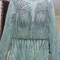 لباس مجلسی سنگ کاری شده