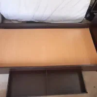 تخت تک نفره MDF طرح کتابخانه‌دار|تخت و سرویس خواب|اصفهان, لاله|دیوار