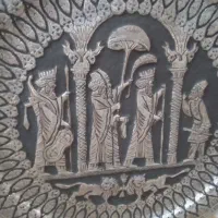 سینی مسی|کلکسیون اشیاء عتیقه|خاوران, |دیوار