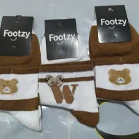 جوراب کیوت خرسی نیمساق