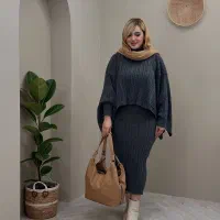 مانتو ست بافت خفاشی ویژه پاییز|لباس|نیشابور, فردوسی جنوبی|دیوار