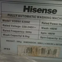 ماشین لباس شویی hisense|ماشین لباسشویی و خشک‌کن لباس|برخوار, |دیوار
