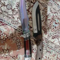 تبر سنگین دست ساز و کارد دست ساز طبیعت گردی