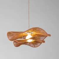 انواع لوستر مکرومه و رافیا|لوستر و چراغ آویز|کرج, برغان|دیوار