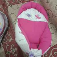تشک گارددار  و آغوشی  نوزاد صورتی