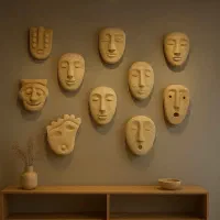 دکور های پاپیه ماشه|صنایع دستی و سایر لوازم تزئینی|نوشهر, |دیوار