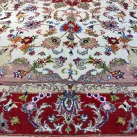 فرش دستباف جفت ۶متری کرم کاشمر نو آکبند دستبافت|فرش|تهران, مولوی|دیوار