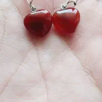 گوشواره سنگی عقیق سرآویز نقره هدیه روز مادر