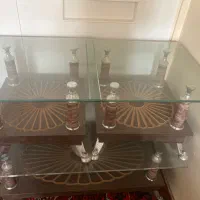جلو مبلی شیشه ای کاملاً سالم