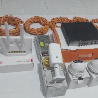 دوربین مدار بسته باسیم و میکروفن و مودم سیم کارت|دوربین مداربسته|کرج, کیانمهر|دیوار