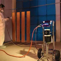 نقاشی رنگ آمیزی ساختمان با دستگاه ایرلس