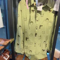 شومیز طرح دار نگینی ترک فری سایز