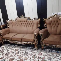 .مبل سلطنتی ۷ نفره..مبل ال ۶ نفره نو|مبلمان خانگی و میز عسلی|ایذه, |دیوار