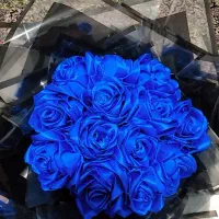 گل روبانی (دسته گل)|گل مصنوعی|زرند, |دیوار