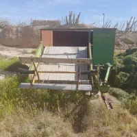 دروگر پشت تراکتوری