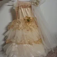لباس عروس همراه تور