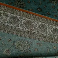 دوعدد۹متری تمام نخ اصل نگین مشهدممتاز۷۰۰شانه سالم|فرش|ماهدشت, |دیوار