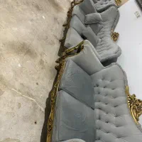 مبل سلطنتی ۷ نفره تمیز سه تا میز عسلی|مبلمان خانگی و میز عسلی|گنبد کاووس, |دیوار