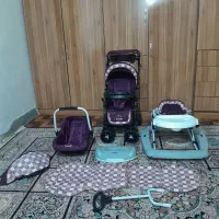 پک کامل کالسکه باروروک روماپلاس|کالسکه و لوازم جانبی|اهواز, زیتون کارگری|دیوار
