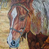 نقاشی پرتره رنگ روغن|تابلو، نقاشی، عکس|آستانه اشرفیه, |دیوار