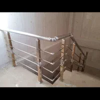 طراحی و ساخت نرده لوکس استیل و چوب|خدمات پیشه و مهارت|شهریار, شهریار|دیوار