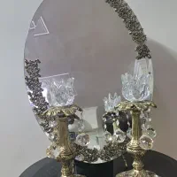 آینه شمعدان برنجی اصل|صنایع دستی و سایر لوازم تزئینی|تهران, چیتگر جنوبی|دیوار
