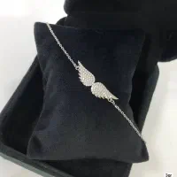 دستبند نقره کادو تولد ناب مدل بال فرشته زنجیری۶۱۰۳|بدلیجات|تبریز, |دیوار