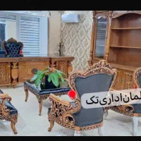 مبلمان اداری مدل تاتلیس/میزمدیریتگلدونی|مبلمان اداری|چهاردانگه (تهران), |دیوار