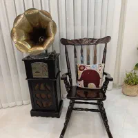 صندلی راک و گرامافون مبله|صندلی و نیمکت|طرقبه, |دیوار