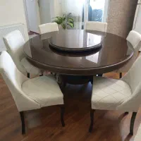 میز نهار خوری گرد دو طبقه گردون ۱۶۰