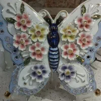 دیوارکوب چینی پروانه