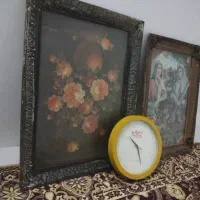 دوعدقاب عکس،، وساعت دیواری