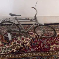 ماکت دوچرخه قدیمی ۲۸ و فرقون فلزی دست ساز