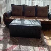 مبل ۸ نفره راحتی جنس درجه یک پاچه ها سالم|مبلمان خانگی و میز عسلی|طرقبه, |دیوار