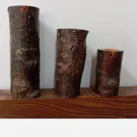 شمعدان چوبی