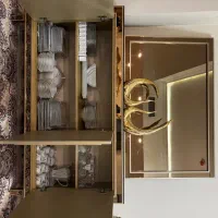 آینه و کنسول|بوفه، ویترین، کنسول|تهران, آبشار تهران (دریاچه)|دیوار