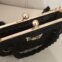 کیف دستی بافتنی نو|لوازم خیاطی و بافتنی|لشت نشا, |دیوار