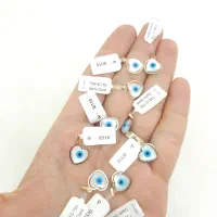 پلاک طلای چشم نظر قلب سبک کادویی|جواهرات|برازجان, |دیوار