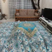 لحافکرسی شاندیز سنتی ماشیندوز قواره بزرگ|رختخواب، بالش، پتو|تهران, مولوی|دیوار