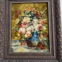 تابلو فرش ابریشم