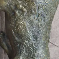 مجسمه کرگدن برنزی|مجسمه، تندیس، ماکت|سقز, |دیوار